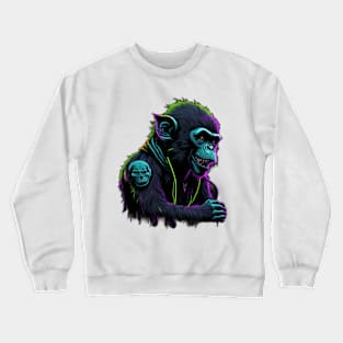 monkey art 5 Crewneck Sweatshirt